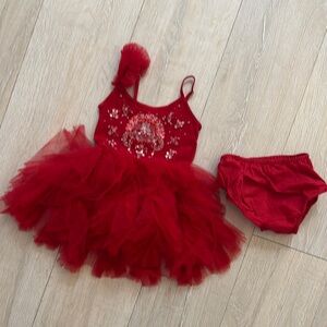 Red Tutu Dress Costume for Kids